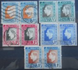 AFRICA DE SUD 1937 SERIE GEORGE VI, Stampilat