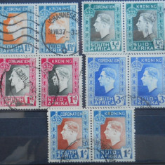 AFRICA DE SUD 1937 SERIE GEORGE VI