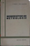 Memorator Metrologie Vol. 2, N. Ilioiu, Gh. Ivanovici, Tehnica 1966, Romana, Hardcover