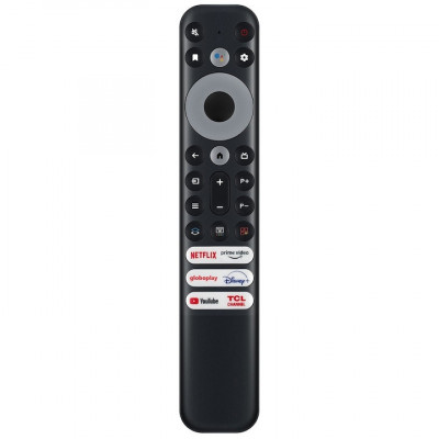 Telecomanda pentru Smart TV TCL RC902V FMR2, x-remote, functie vocala, Netflix, YouTube, Disney+, Prime Video, Globoplay, Negru foto