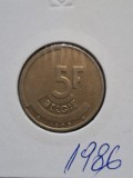 5 francs 1986 belgie