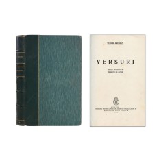 Tudor Arghezi, Versuri, 1936, exemplar numerotat - Cu dedicație