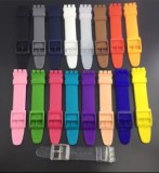 Cumpara ieftin Curea Silicon pentru Swatch &ndash; 16/17/19/20 mm &ndash; Culori Vibrante &ndash; Moale și