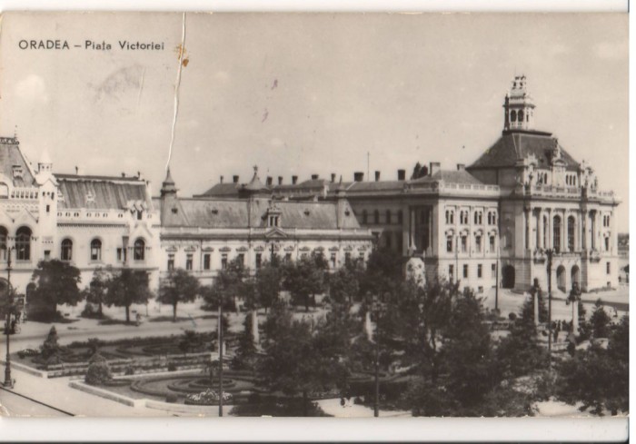 CPIB 15743 CARTE POSTALA - ORADEA. PIATA VICTORIEI, RPR
