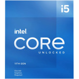 Procesor Core i5-11600KF 3.9GHz Rocket Lake Socket 1200 Box, fara grafica integrata, Intel
