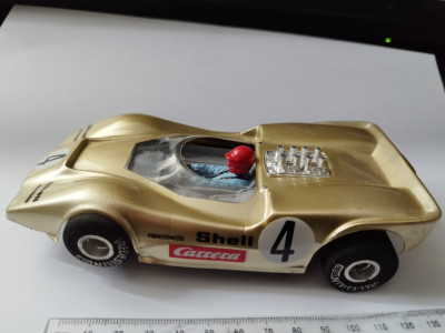 bnk jc Carrera Exclusiv Mc Laren M6a Gold Lexan - slot car - 1/24 foto