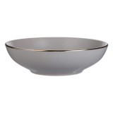 Bol ceramic gri metallic cu marginea fină, CMCLASS