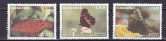 Honduras 1992 fauna fluturi MI 1142-1144 MNH