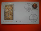 HOPCT PLIC FDC S NR 357 TEOLOG JOHANN ALBRECHT BENGEL 1687-1752- GERMANIA -NECIRCULAT
