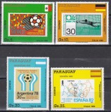 Paraguay 1988 - Istoria Cupei Mondiale de fotbal, MNH, Nestampilat