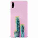 Husa silicon pentru Apple Iphone XS, Cactus 102