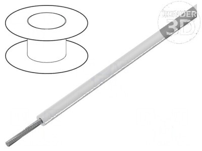 Cablu &amp;Ouml;LFLEX&amp;reg; HEAT 260 SC 1x16AWG Cu PTFE alb foto