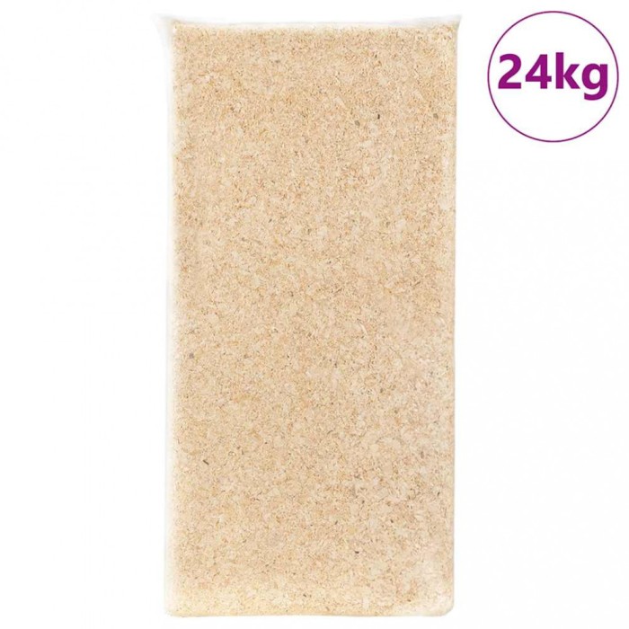 vidaXL Așchii de lemn pentru așternut de animale Lemn rasinoase 24 kg 4019593