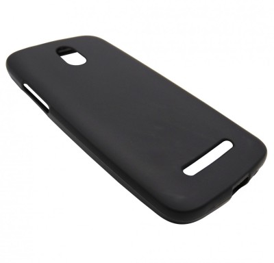 Husa silicon neagra (cu spate mat) pentru HTC Desire 500 / 509D foto