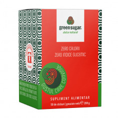 Indulcitor pulbere Green Sugar, 50 sticks, Laboratoarele Remedia