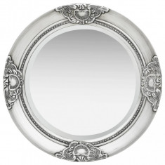 Oglinda de perete în stil baroc, argintiu, 50 cm GartenMobel Dekor