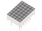 Afişaj LED Matrice 5x7 Albastru 12.7x17.8x6.3mm