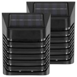 Set 2 lampi solare de perete Rebel pentru iluminat exterior LED