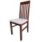 Scaun de living si bucatarie, DM1 Tilo din lemn masiv fag, tapiterie stofa, 120 kg, 96x43x40 cm, Nuc