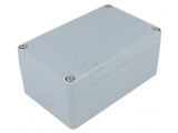 Carcasă universală aluminiu gri IP65 80x125x58mm