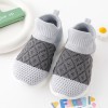Mocasini in nuante de gri pentru copii (Marime Disponibila: Marimea 21), Superbaby