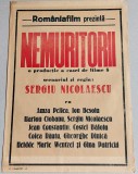 Nemuritorii - Afis film rom&acirc;nesc, cinema Rom&acirc;niafilm 1974, Epoca de Aur