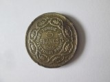 Tunisia Protectorat Francez 5 Francs 1946 cu patina frumoasa, Africa, Bronz