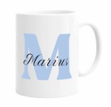 Cana alba personalizata cu prenume Marius, INOVATIX&reg;. 330ml, Oem