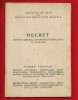 &quot;DECRET privind regimul materialelor explozive in economie&quot; 1977