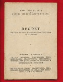 &quot;DECRET privind regimul materialelor explozive in economie&quot; 1977