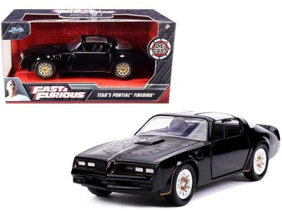 Macheta Fast Furious 1/32 Tego&amp;#039;s Pontiac Firebird F&amp;amp;F, black/gold rims Jada foto