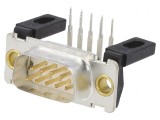 Conector D-Sub 9-Pin PCB 90&deg; THT 5A