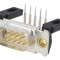 Conector D-Sub 9-Pin PCB 90&deg; THT 5A