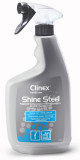 Clinex Shine Steel, 650 Ml, Cu Pulverizator, Solutie Pt. Curatare, Intretinere Suprafete Otel Inoxid
