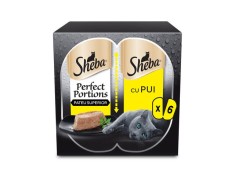 Sheba Perfect Portions hrana umeda pentru pisici adulte, cu pui 6 x 37,5 g