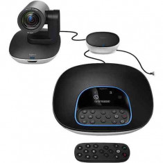 Sistem de videoconferinta Logitech, Rezolutie video: Full HD 1080p, Lentile: Zeiss, Zoom 10 x, Culoare Negru foto