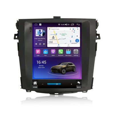 Navigatie dedicata cu Android tip tesla Toyota Corolla 2007 - 2013, 8GB RAM, foto