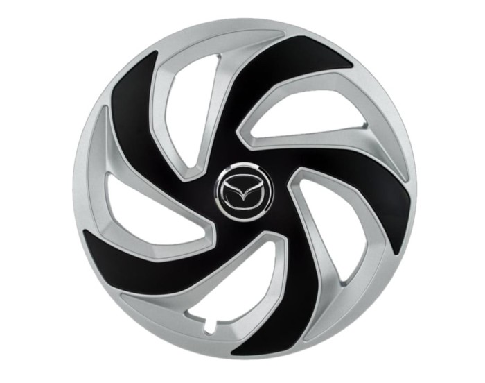 Set 4 capace roti Rex Gri-Negru R16 pentru gama auto Mazda