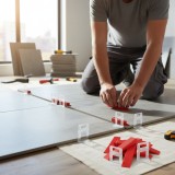 Kit PRO nivelare placi ceramice, 100 cleme 1 mm si 100 pene incluse