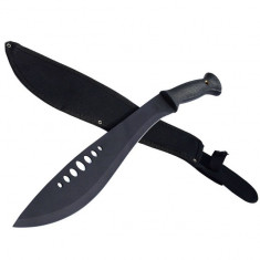 Maceta Kukri 51 cm, teaca inclusa, maner ergonomic, negru foto