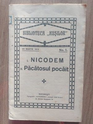 I.Nicodem II. Pacatosul pocait Biblioteca Husilor foto