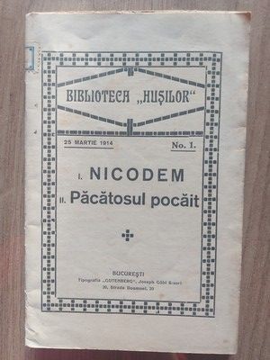 I.Nicodem II. Pacatosul pocait Biblioteca Husilor foto