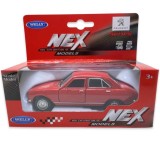 Macheta metal Peugeot 504, rosu 1/36