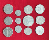 Lot x 12 monede perioada Regala - Socialism - Republica - Moneda din aluminiu