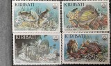 PC483 - KIRIBATI 1985 Fauna marina/ Pesti, serie MNH, 4v