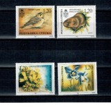Republica Srpska (Bosnia) 1996 - Fauna-flora, serie neuzata