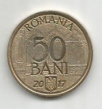 No(3) moneda-ROMANIA- 50 bani 2017-10 ani de la aderarea la uniunea europeana