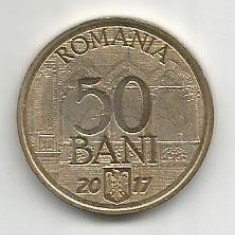 No(3) moneda-ROMANIA- 50 bani 2017-10 ani de la aderarea la uniunea europeana