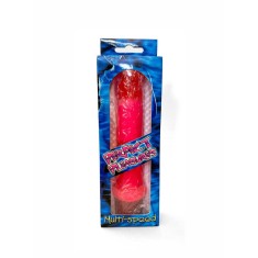 Jelly Anal - Vibrator realist roz, 16 cm