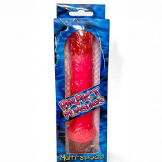 Jelly Anal - Vibrator realist roz, 16 cm